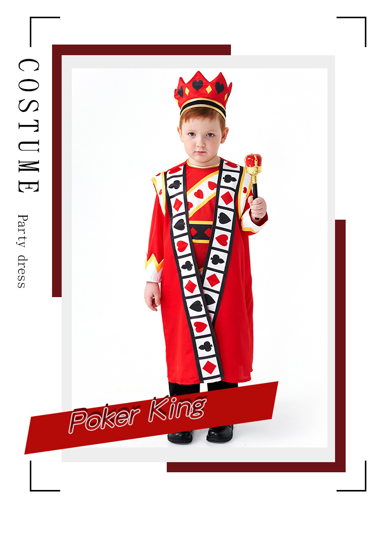 ٻҾ6 ͧԹ : 7C2 ش شҪ Ҫ Children Poker King King of Card Costumes