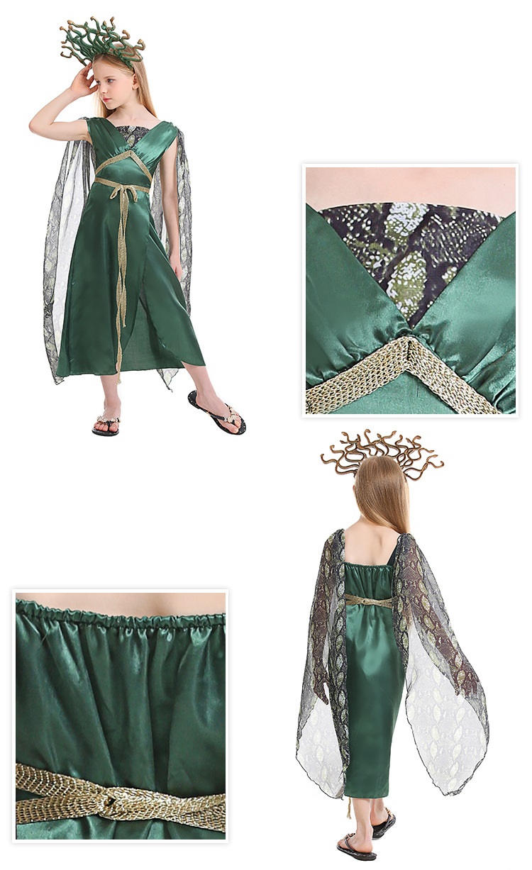 ٻҾ6 ͧԹ : 7C378 ش ش٫ ش٫ Ҩ͹ Ǽ شǧ Children Medusa Halloween Costumes