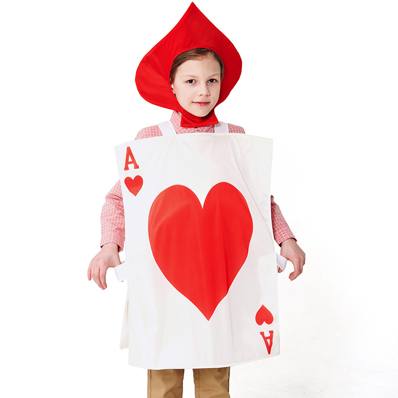 ٻҾ6 ͧԹ : 7C132.2 (ժشմӴҹ) ش ش ش شᴧ Children Red Heart Poker soldier Card Costumes