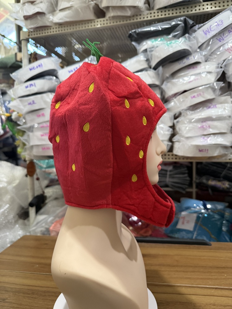�ٻ�Ҿ���6 �ͧ�Թ��� : 7C320.5 ��ǡʵ���������� ��ǡ����� strawberry Fruit Helmet Costume